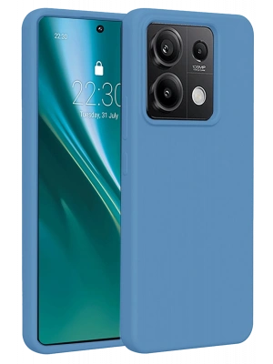 Newface Xiaomi Redmi Note 13 Pro 5G Kılıf First Silikon - Mavi