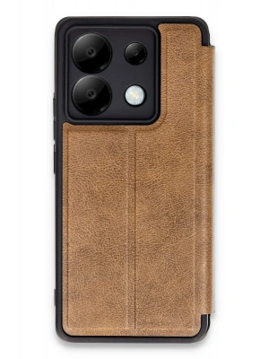 Newface Xiaomi Redmi Note 13 Pro 5G Kılıf Flip Cover - Taba