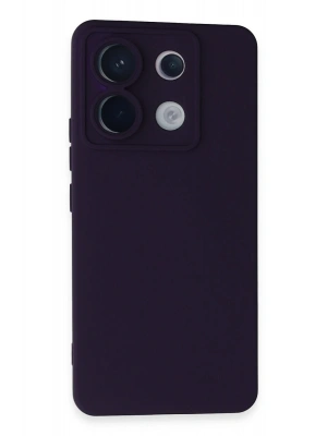 Newface Xiaomi Redmi Note 13 Pro 5G Kılıf Nano içi Kadife Silikon - Mor
