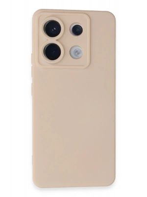 Newface Xiaomi Redmi Note 13 Pro 5G Kılıf Nano içi Kadife Silikon - Pudra