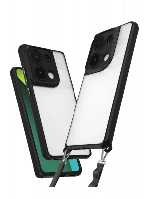 Newface Xiaomi Redmi Note 13 Pro 5G Kılıf Penta Silikon Kılıf - Siyah