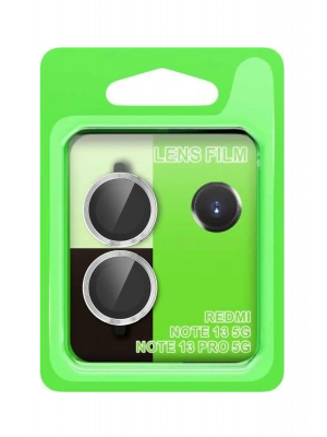 Newface Xiaomi Redmi Note 13 Pro 5G Raze Metal Kamera Lens - Gümüş