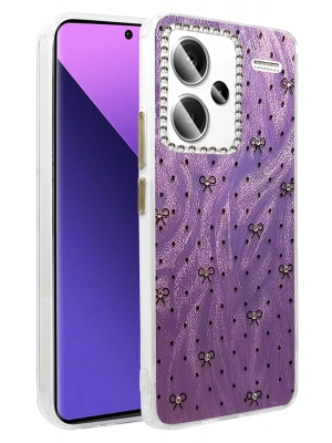 Newface Xiaomi Redmi Note 13 Pro Plus Kılıf Blade Aynalı Desenli Kapak - Desen 2