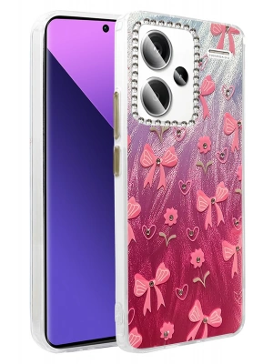 Newface Xiaomi Redmi Note 13 Pro Plus Kılıf Blade Aynalı Desenli Kapak - Desen 3