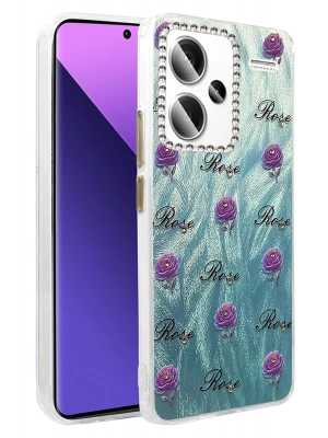 Newface Xiaomi Redmi Note 13 Pro Plus Kılıf Blade Aynalı Desenli Kapak - Desen 9