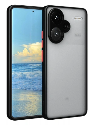 Newface Xiaomi Redmi Note 13 Pro Plus Kılıf Montreal Silikon Kapak - Siyah