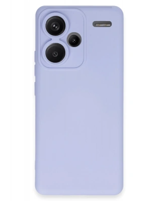 Newface Xiaomi Redmi Note 13 Pro Plus Kılıf Nano içi Kadife Silikon - Lila