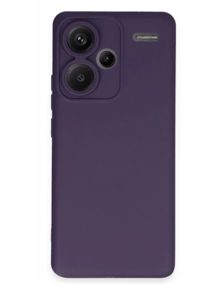 Newface Xiaomi Redmi Note 13 Pro Plus Kılıf Nano içi Kadife Silikon - Mor