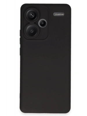 Newface Xiaomi Redmi Note 13 Pro Plus Kılıf Nano içi Kadife Silikon - Siyah