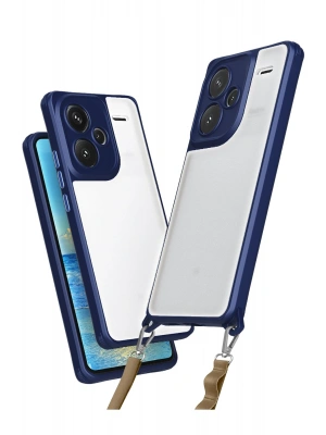 Newface Xiaomi Redmi Note 13 Pro Plus Kılıf Penta Silikon Kılıf - Lacivert