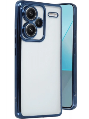 Newface Xiaomi Redmi Note 13 Pro Plus Kılıf Razer Lensli Silikon - Lacivert