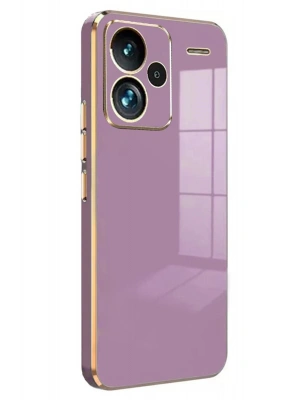 Newface Xiaomi Redmi Note 13 Pro Plus Kılıf Volet Silikon - Mor