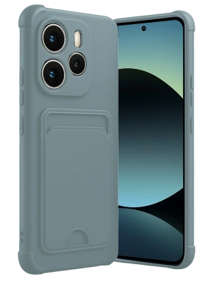 Newface Xiaomi Redmi Note 14 4G Kelvin Kartvizitli Silikon - Açık Yeşil