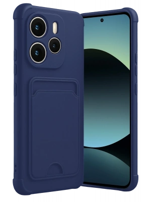 Newface Xiaomi Redmi Note 14 4G Kelvin Kartvizitli Silikon - Lacivert