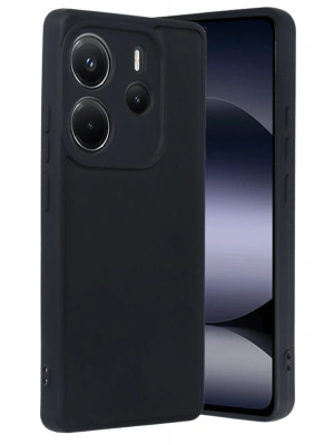 Newface Xiaomi Redmi Note 14 4G Kılıf Aras Deri Kapak - Siyah