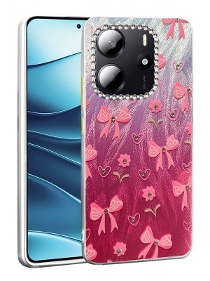 Newface Xiaomi Redmi Note 14 4G Kılıf Blade Aynalı Desenli Kapak - Desen 3