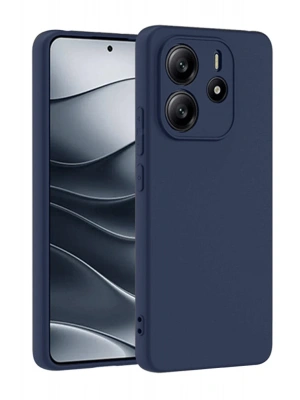 Newface Xiaomi Redmi Note 14 4G Kılıf First Silikon - Lacivert