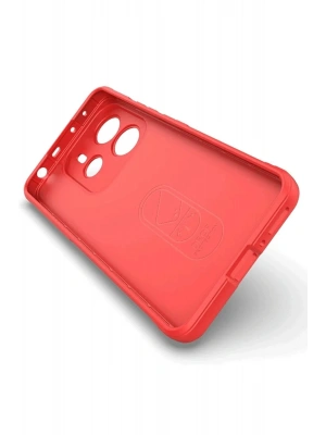 Newface Xiaomi Redmi Note 14 4G Kılıf Optimum Silikon - Kırmızı