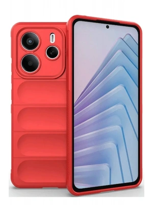 Newface Xiaomi Redmi Note 14 4G Kılıf Optimum Silikon - Kırmızı