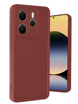 Newface Xiaomi Redmi Note 14 4G Kılıf Viera Silikon - Bordo