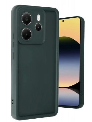 Newface Xiaomi Redmi Note 14 4G Kılıf Viera Silikon - Koyu Yeşil