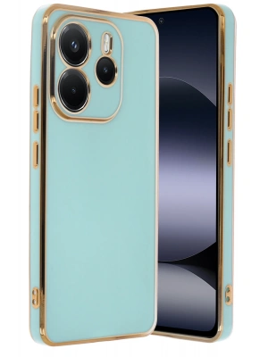 Newface Xiaomi Redmi Note 14 4G Kılıf Volet Silikon - Açık Yeşil