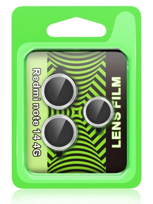 Newface Xiaomi Redmi Note 14 4G Raze Metal Kamera Lens - Gümüş