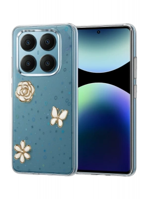 Newface Xiaomi Redmi Note 14 Pro 4G Fiyonk Desenli Kapak - Desen 10