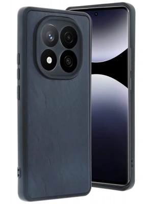 Newface Xiaomi Redmi Note 14 Pro 4G Kılıf Aras Deri Kapak - Lacivert