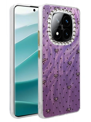 Newface Xiaomi Redmi Note 14 Pro 4G Kılıf Blade Aynalı Desenli Kapak - Desen 2