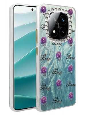 Newface Xiaomi Redmi Note 14 Pro 4G Kılıf Blade Aynalı Desenli Kapak - Desen 9