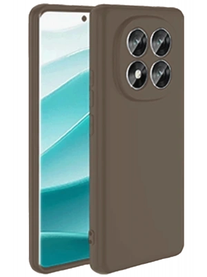 Newface Xiaomi Redmi Note 14 Pro 4G Kılıf First Silikon - Kahverengi