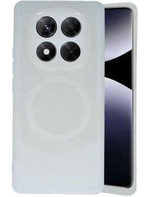 Newface Xiaomi Redmi Note 14 Pro 4G Kılıf Maya Karbon Kapak - Krem