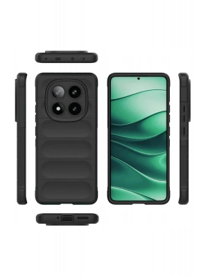 Newface Xiaomi Redmi Note 14 Pro 4G Kılıf Optimum Silikon - Siyah