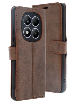 Newface Xiaomi Redmi Note 14 Pro 4G Kılıf Trend S Plus Kapaklı Kılıf - Taba