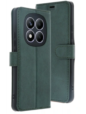 Newface Xiaomi Redmi Note 14 Pro 4G Kılıf Trend S Plus Kapaklı Kılıf - Yeşil