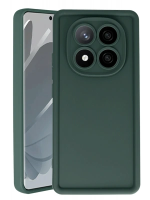 Newface Xiaomi Redmi Note 14 Pro 4G Kılıf Viera Silikon - Koyu Yeşil