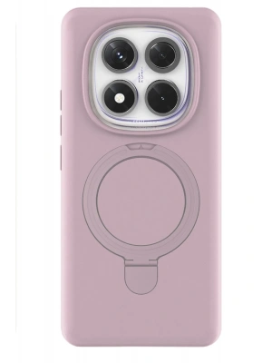 Newface Xiaomi Redmi Note 14 Pro 4G Regal Magsafe Standlı Kapak - Açık Pembe