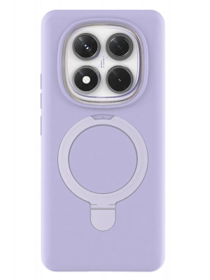 Newface Xiaomi Redmi Note 14 Pro 4G Regal Magsafe Standlı Kapak - Lila