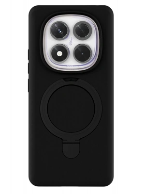 Newface Xiaomi Redmi Note 14 Pro 4G Regal Magsafe Standlı Kapak - Siyah