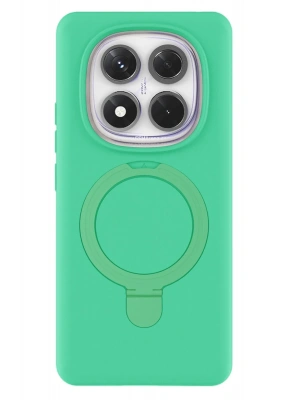 Newface Xiaomi Redmi Note 14 Pro 4G Regal Magsafe Standlı Kapak - Yeşil