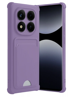 Newface Xiaomi Redmi Note 14 Pro 5G Kelvin Kartvizitli Silikon - Lila