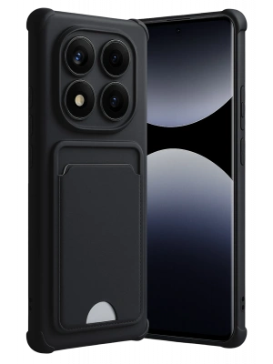 Newface Xiaomi Redmi Note 14 Pro 5G Kelvin Kartvizitli Silikon - Siyah