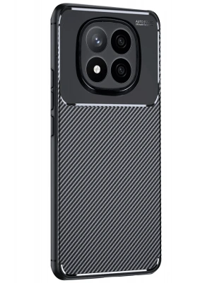 Newface Xiaomi Redmi Note 14 Pro 5G Kılıf Auto Focus Karbon Kapak - Siyah