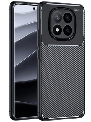 Newface Xiaomi Redmi Note 14 Pro 5G Kılıf Auto Focus Karbon Kapak - Siyah