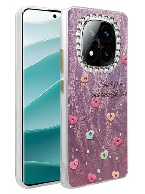 Newface Xiaomi Redmi Note 14 Pro 5G Kılıf Blade Aynalı Desenli Kapak - Desen 8