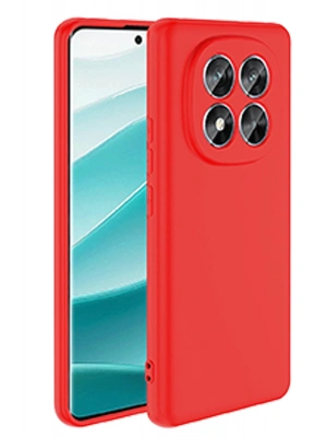 Newface Xiaomi Redmi Note 14 Pro 5G Kılıf First Silikon - Kırmızı