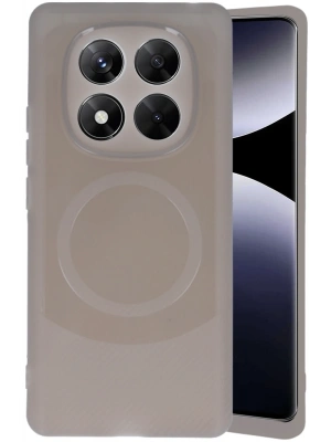 Newface Xiaomi Redmi Note 14 Pro 5G Kılıf Maya Karbon Kapak - Gri