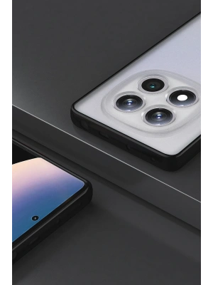 Newface Xiaomi Redmi Note 14 Pro 5G Kılıf Montreal Silikon Kapak - Siyah