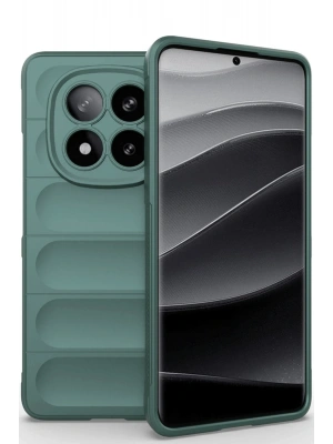 Newface Xiaomi Redmi Note 14 Pro 5G Kılıf Optimum Silikon - Koyu Yeşil